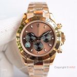 Swiss Grade Replica Rolex Daytona 904l Rose Gold Chocolate Dial Watch 40mm_th.jpg